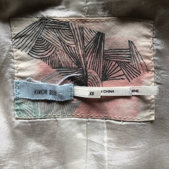 Anthropologie Kimchi Rice White Pleather Jacket - Picture 3 of 3